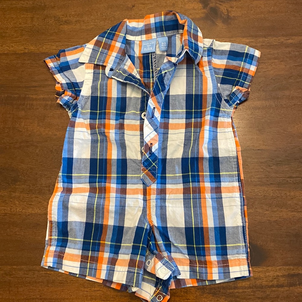 ⭐️3/$10⭐️. 0-3 month boys romper